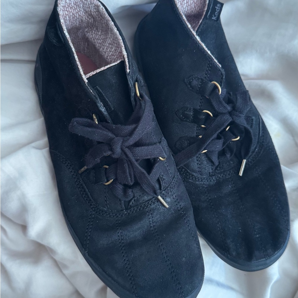 Keds Women's Black Lace-Up Sneakers